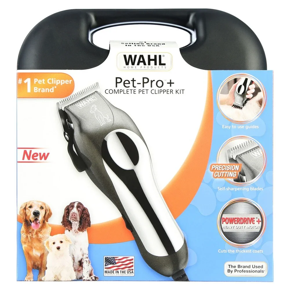 Wahl Pet Pro+ Heavy Duty Low Noise Quiet Dog Clipper - 9315